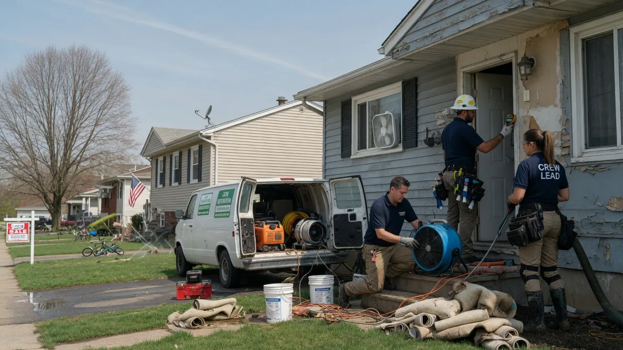 Flood Cleanup in Blue Springs, MS near me
