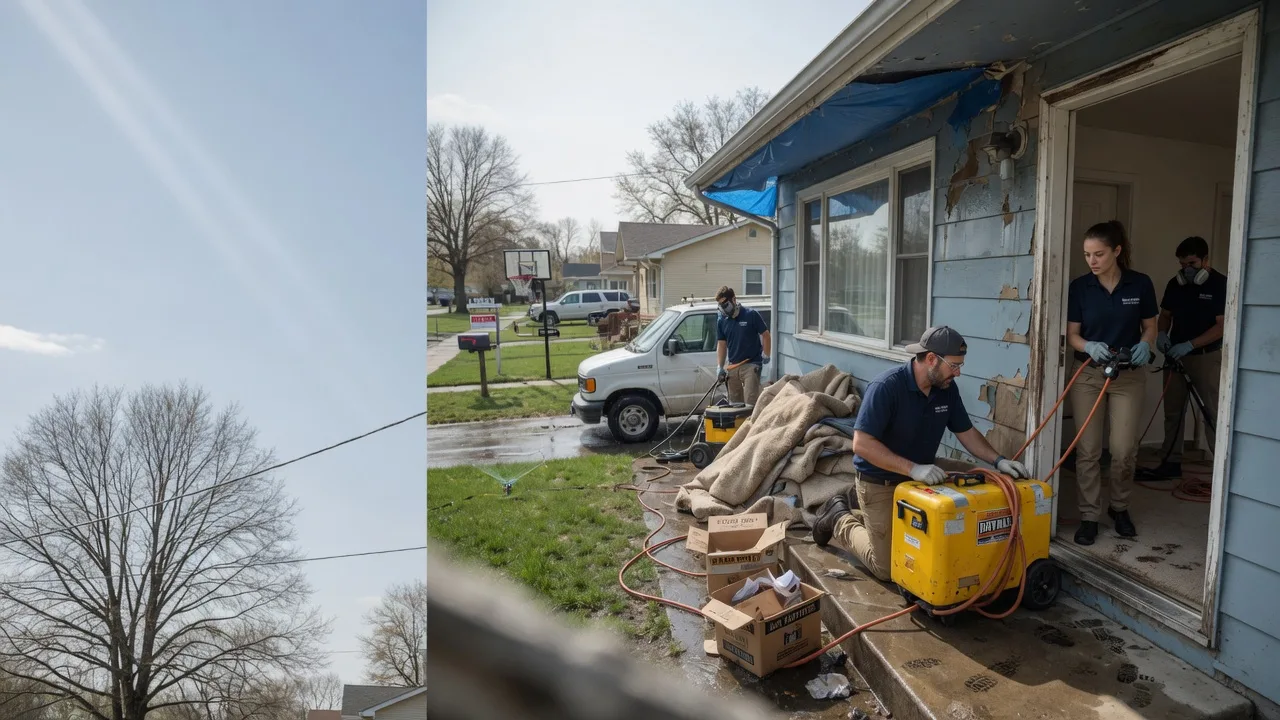 Basement Flood Cleanup in Blue Springs, MS near me